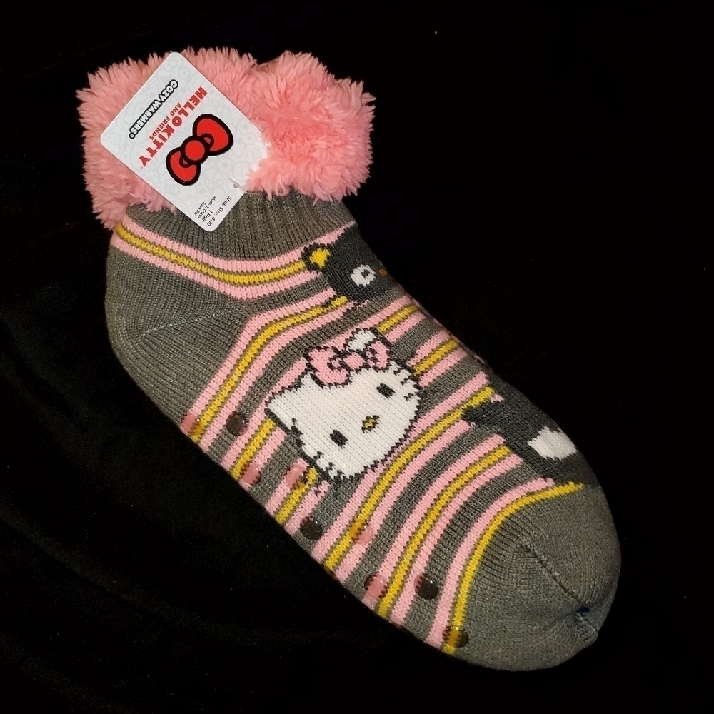 NWT Hello Kitty Slipper Socks
